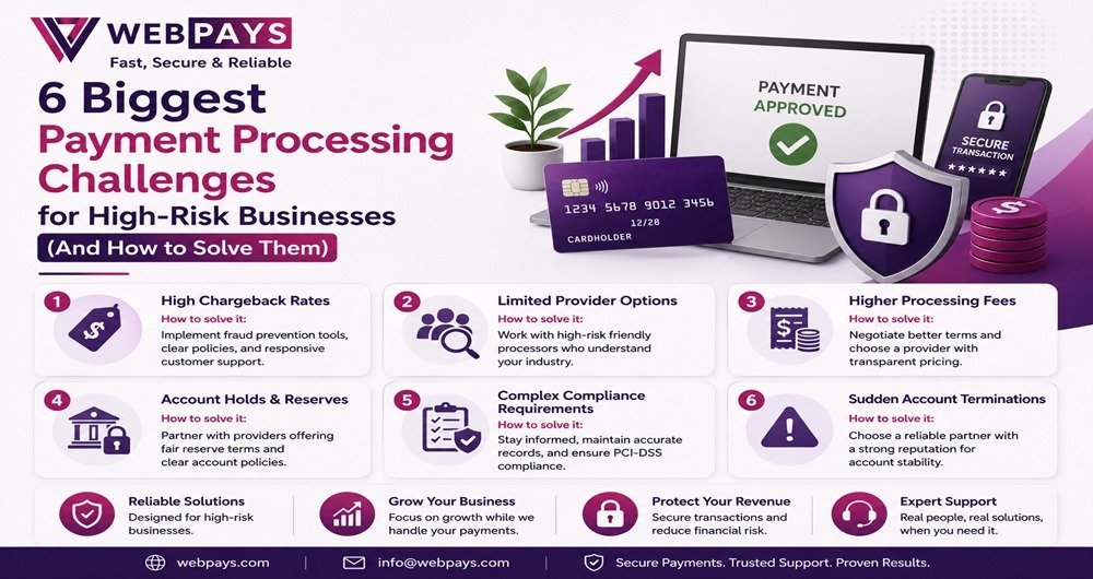 6 Biggest Payment Processing Challenges for High-Risk Businesses
